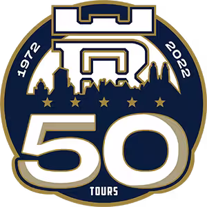 Logo 50 ans des Remparts de Tours